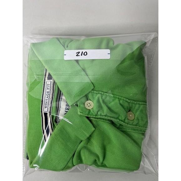 American Eagle Men's L Polo Golf Shirt Short Sleeve Green Vintage Fit Clean! - Picture 15 of 15